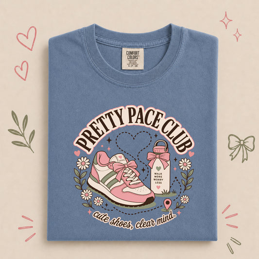 Pretty Pace Club Retro Walking Design – Cute Shoes, Clear Mind
