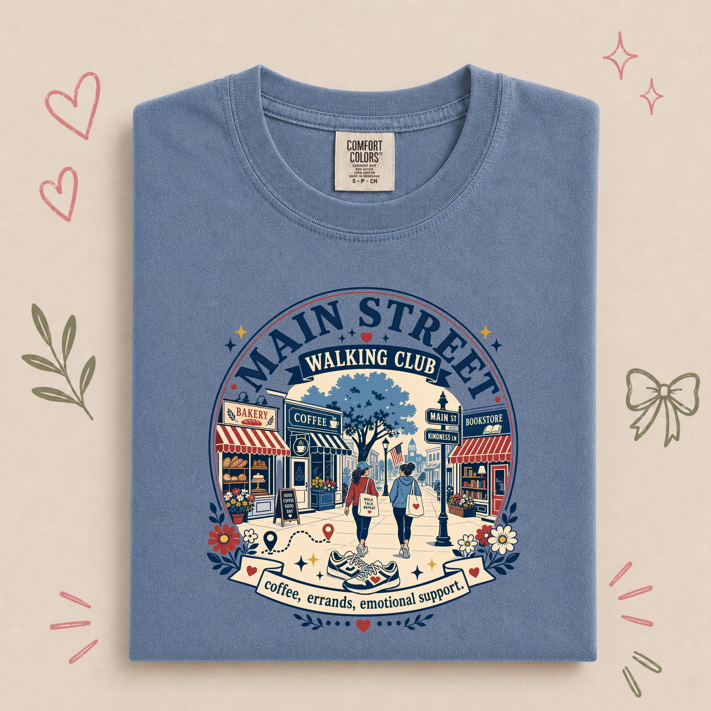 Main Street Walking Club Retro Women’s Walk Design
