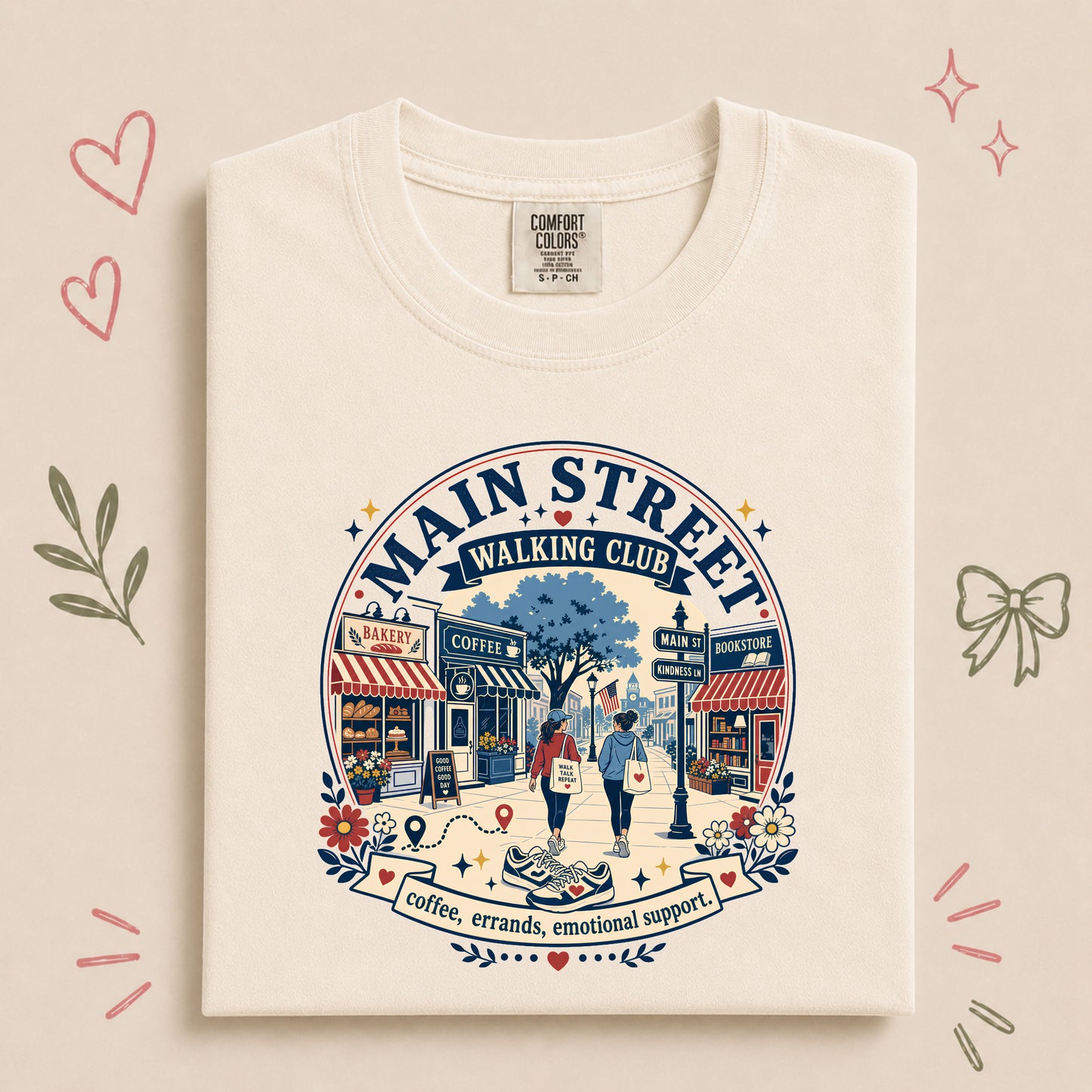 Main Street Walking Club Retro Women’s Walk Design