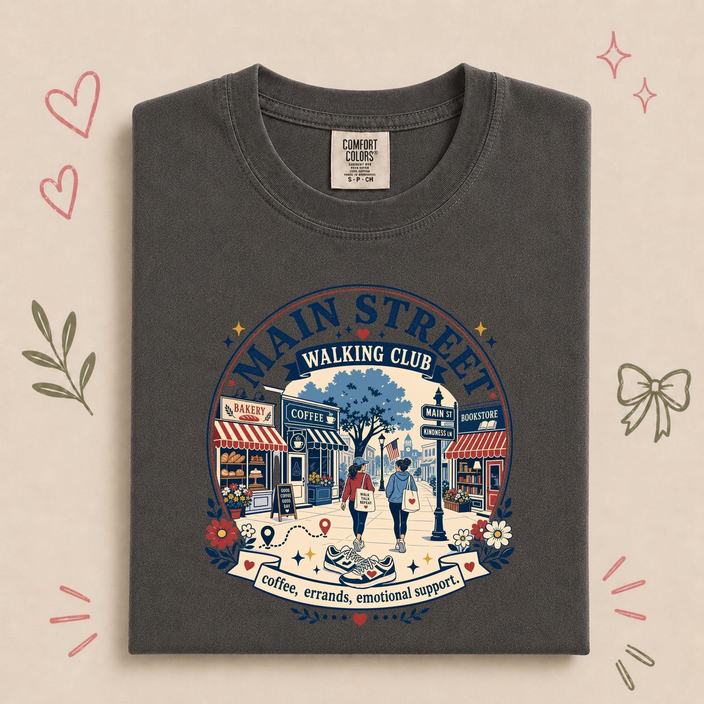 Main Street Walking Club Retro Women’s Walk Design