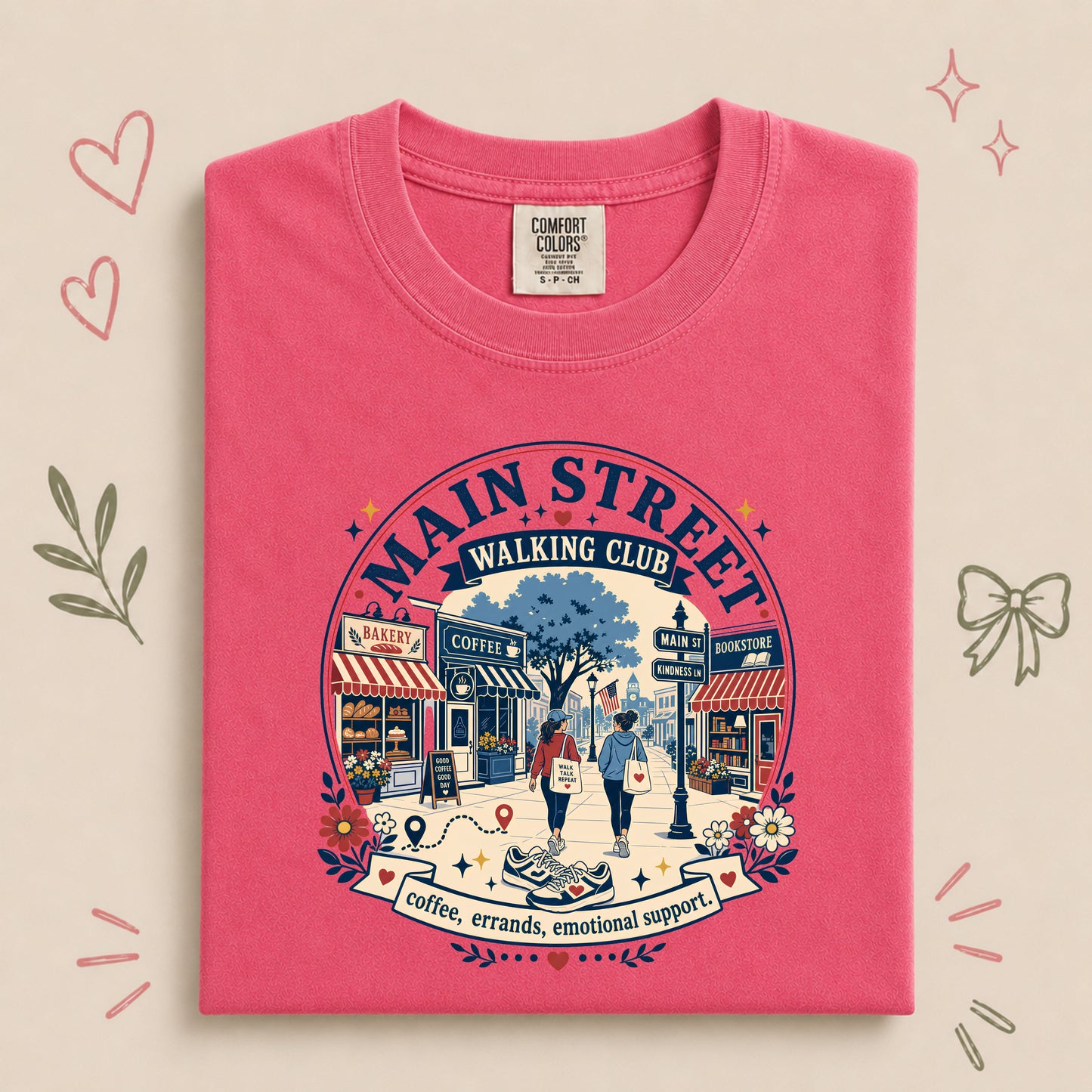 Main Street Walking Club Retro Women’s Walk Design
