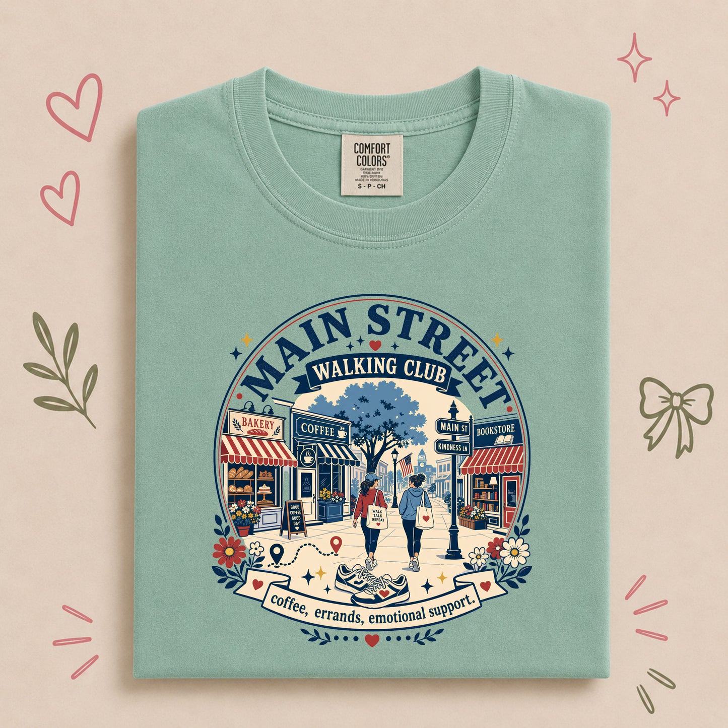 Main Street Walking Club Retro Women’s Walk Design