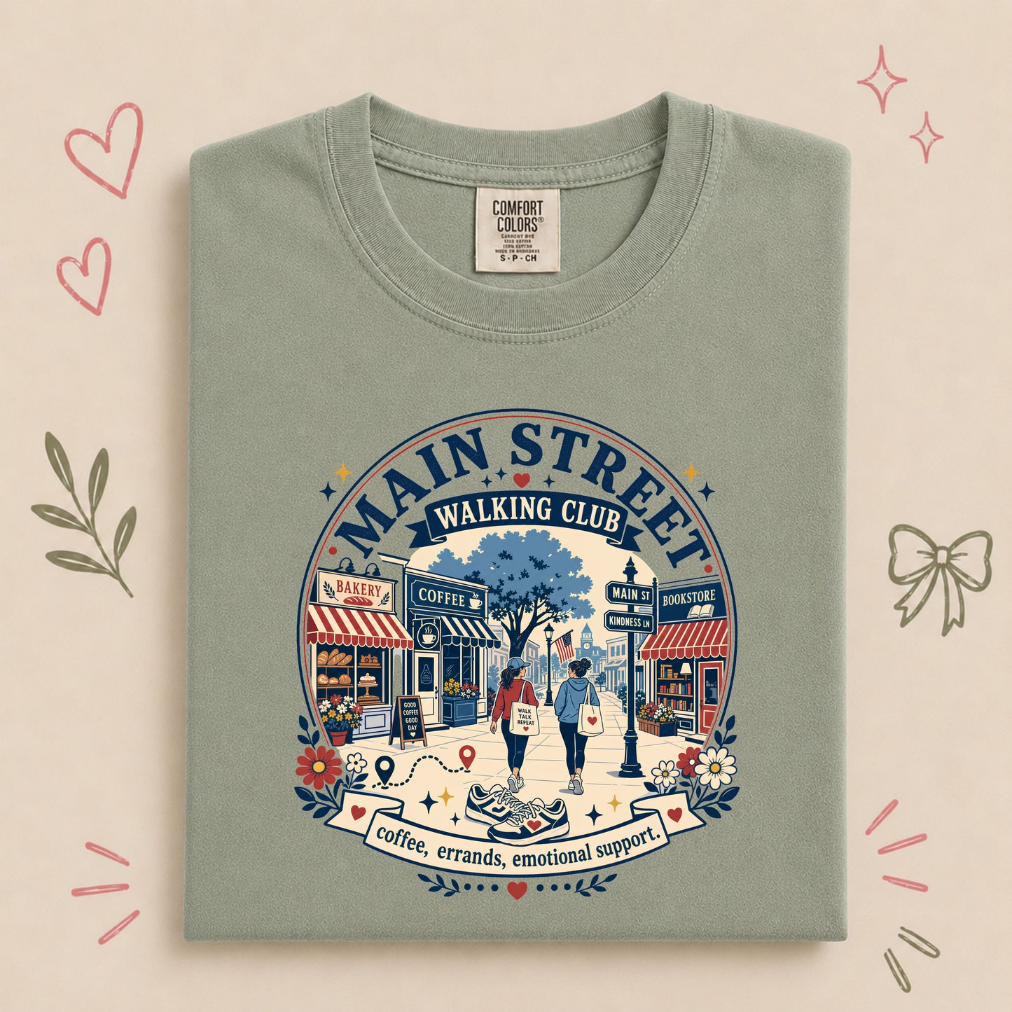 Main Street Walking Club Retro Women’s Walk Design