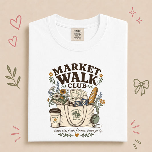 Market Walk Club Retro Farmers Market Walking