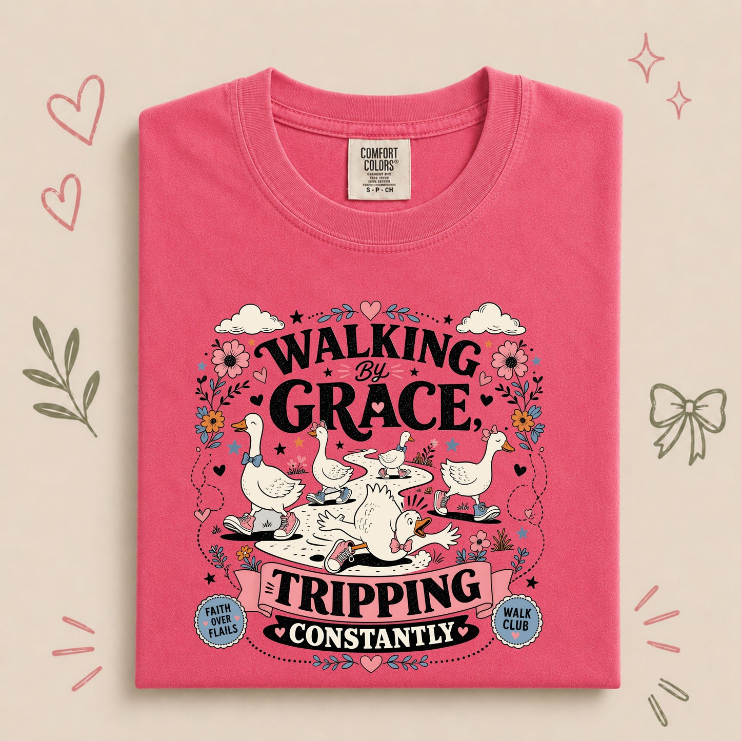 Walking by Grace Tripping Constantly Funny Walk Club